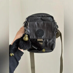 Kipling  Satchel with Monkey Keychain
